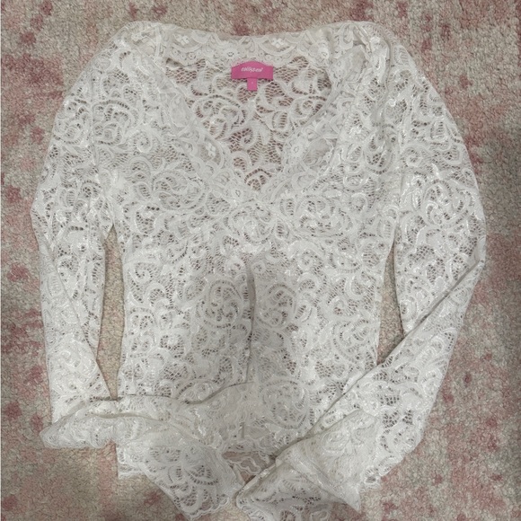 Edikted sheer lace top - Picture 3 of 3